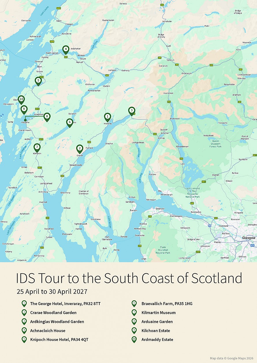 Tour map