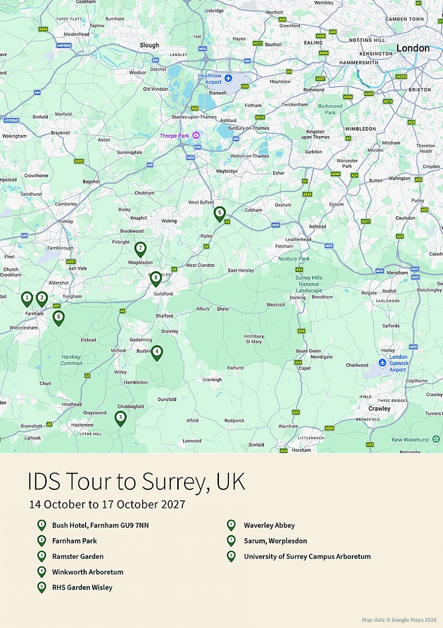 Tour map