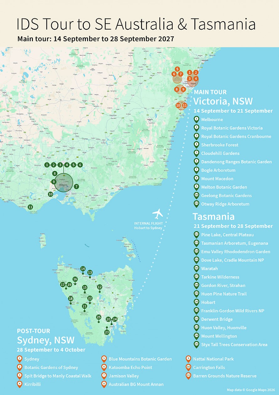 Tour map