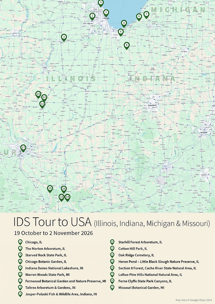 Tour map